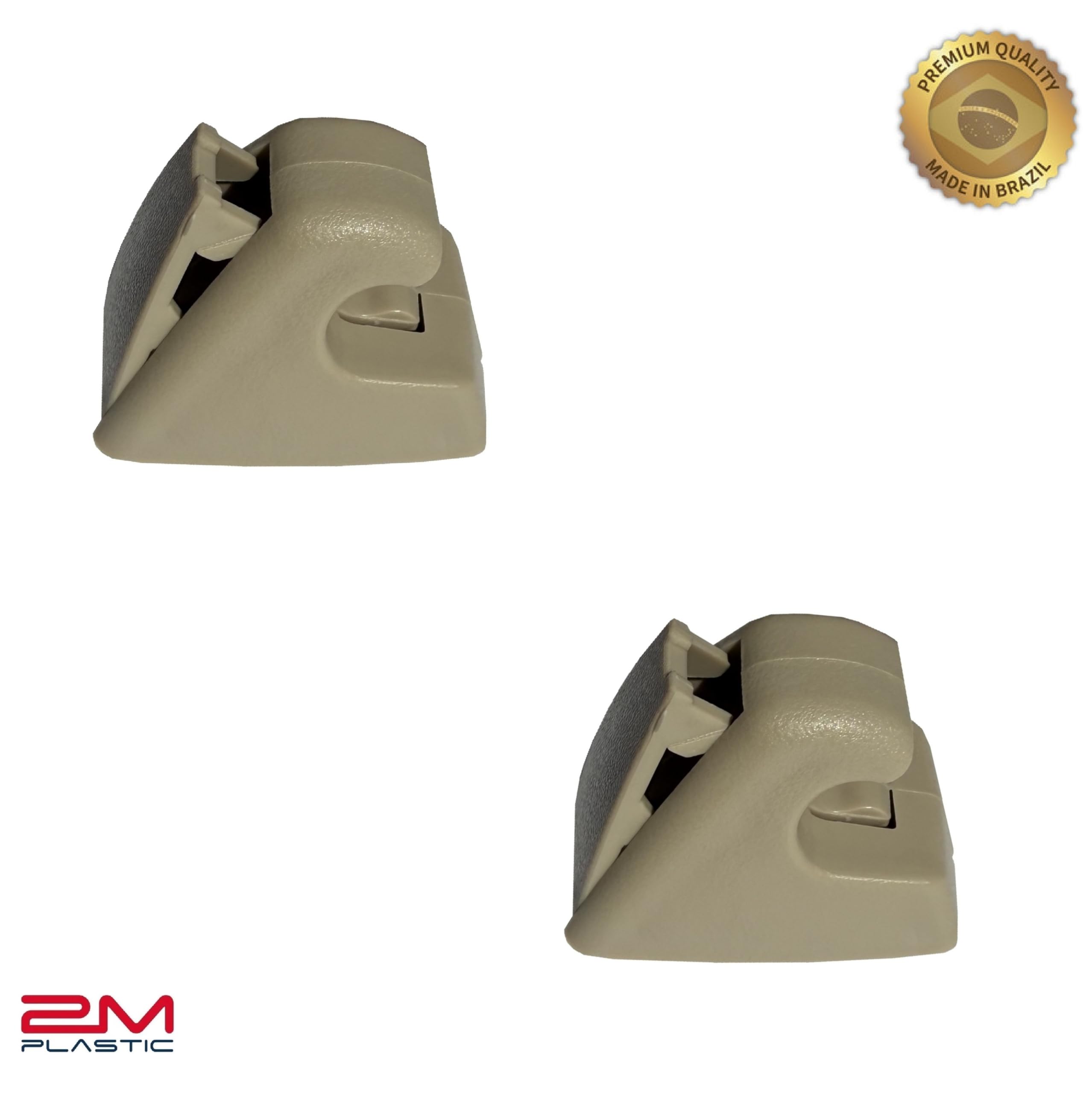 2M PLASTIC Sun Visor Holder Retainer Pair fits for Chevy Sonic Spark Cruze Bolt EV TRAX Buick Verano