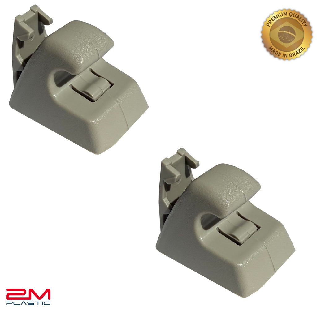 2M PLASTIC Sun Visor Holder Retainer Pair fits for Chevy Sonic Spark Cruze Bolt EV TRAX Buick Verano