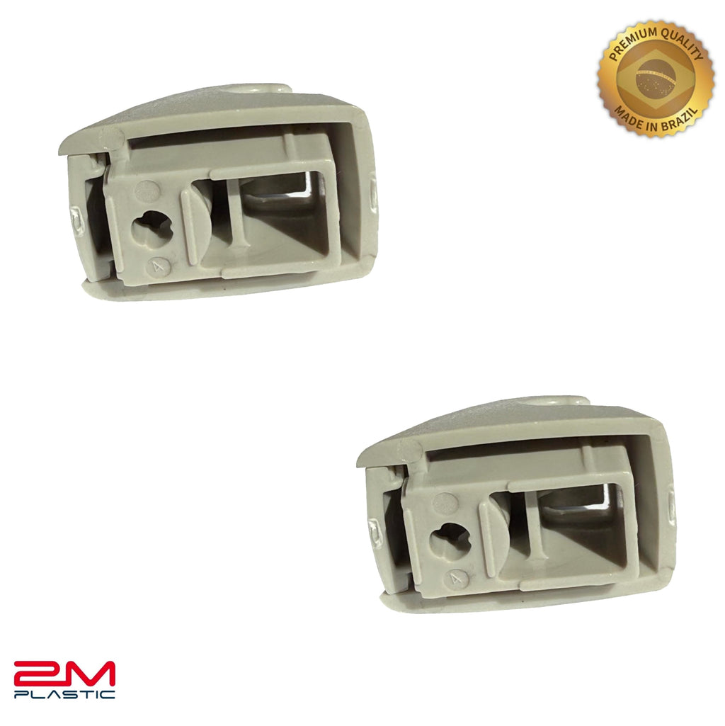 2M PLASTIC Sun Visor Holder Retainer Pair fits for Chevy Sonic Spark Cruze Bolt EV TRAX Buick Verano