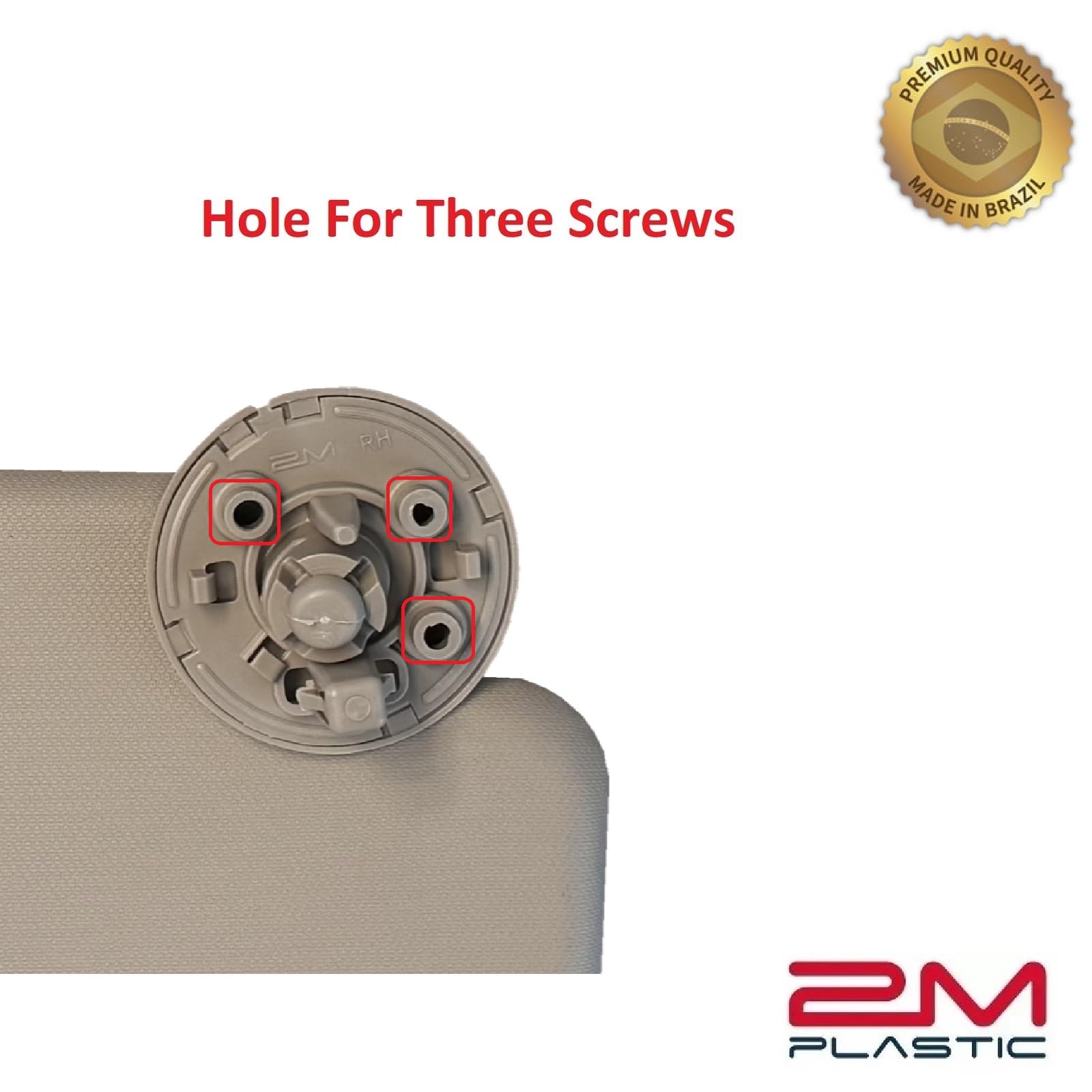 2M PLASTIC Sun Visor Holder Retainer Pair fits for Chevy Sonic Spark Cruze Bolt EV TRAX Buick Verano