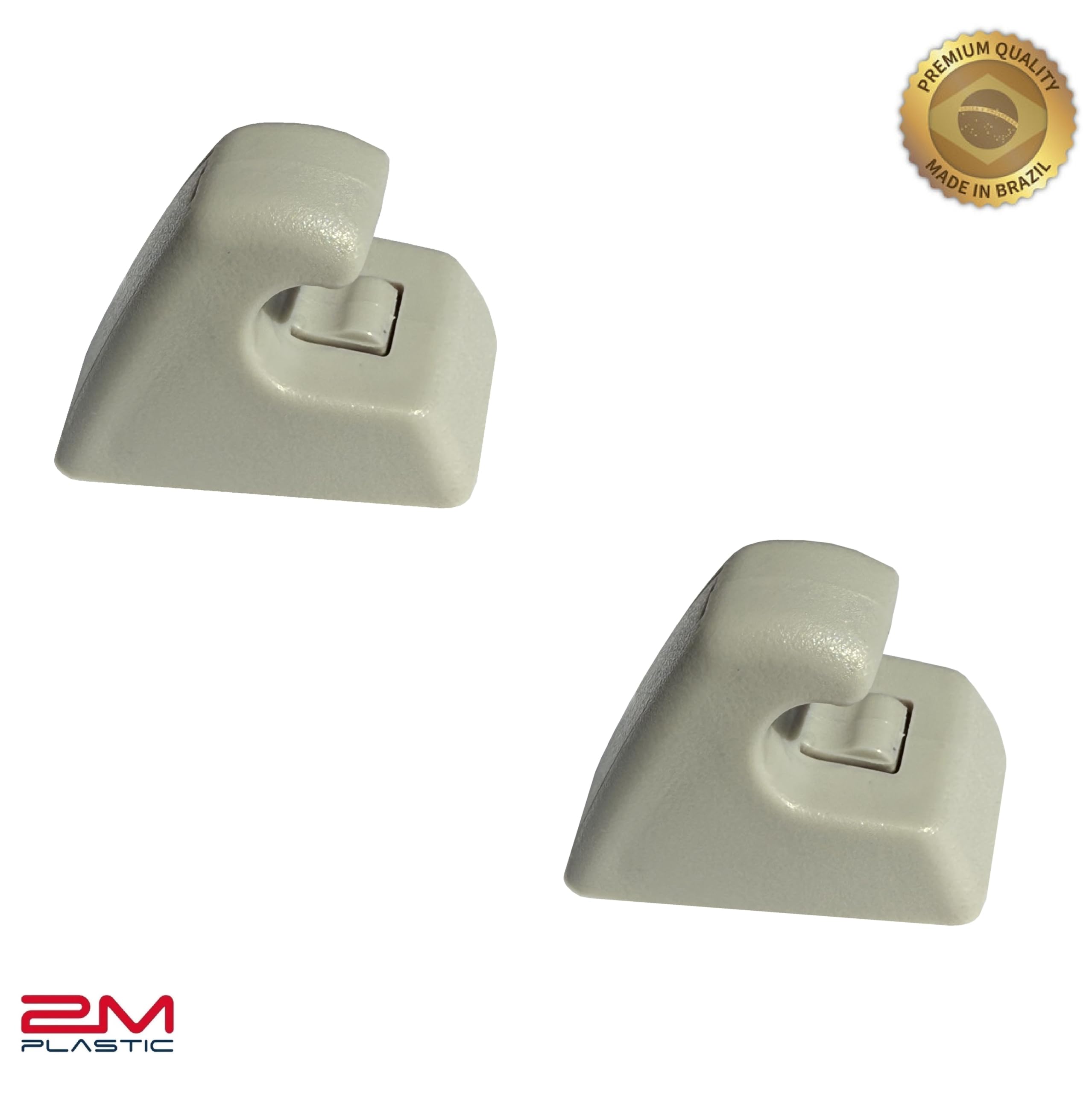 2M PLASTIC Sun Visor Holder Retainer Pair fits for Chevy Sonic Spark Cruze Bolt EV TRAX Buick Verano