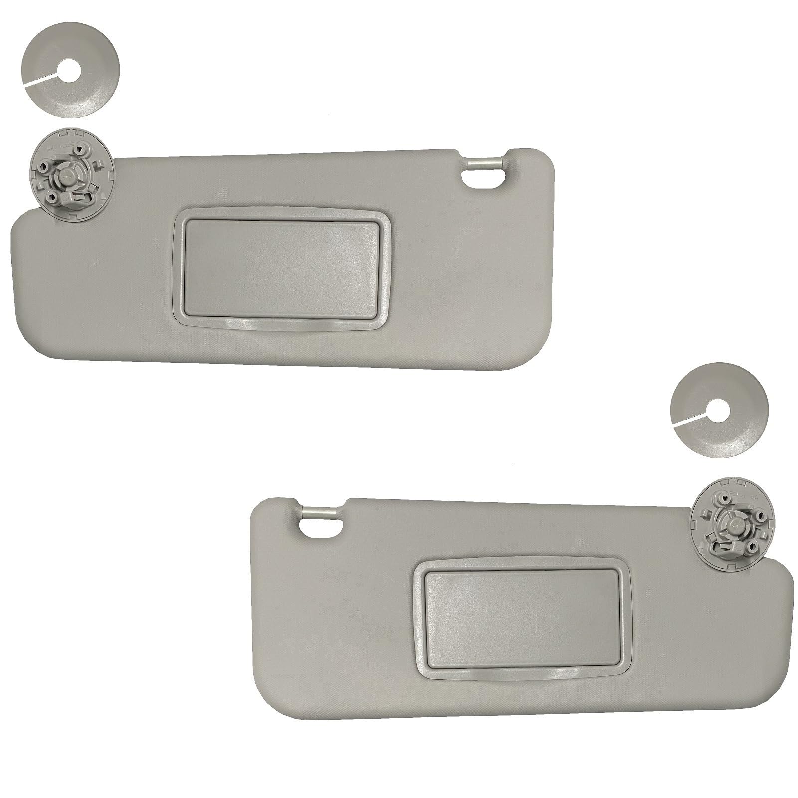 2M PLASTIC Sun Visor Holder Retainer Pair fits for Chevy Sonic Spark Cruze Bolt EV TRAX Buick Verano