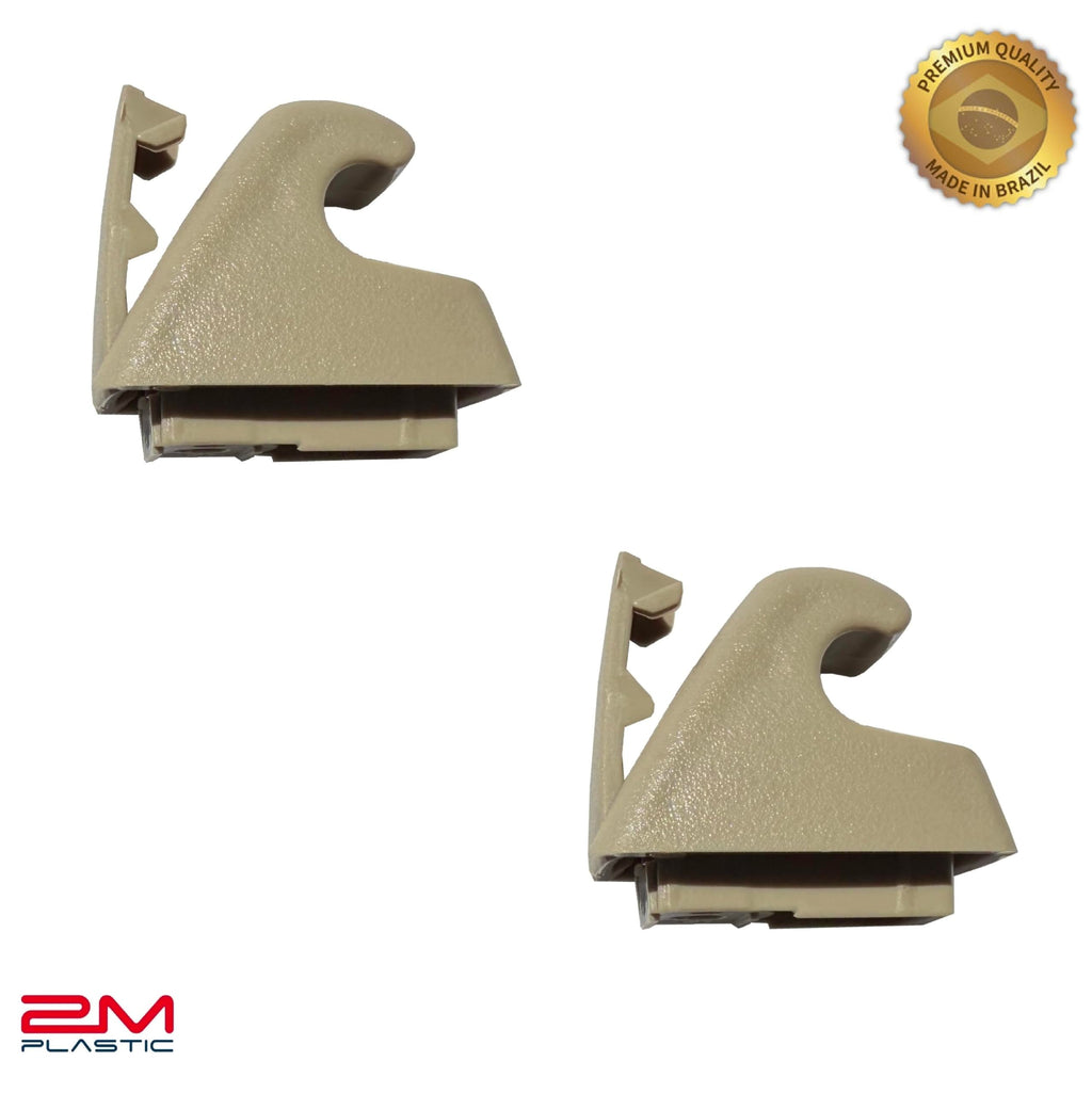 2M PLASTIC Sun Visor Holder Retainer Pair fits for Chevy Sonic Spark Cruze Bolt EV TRAX Buick Verano