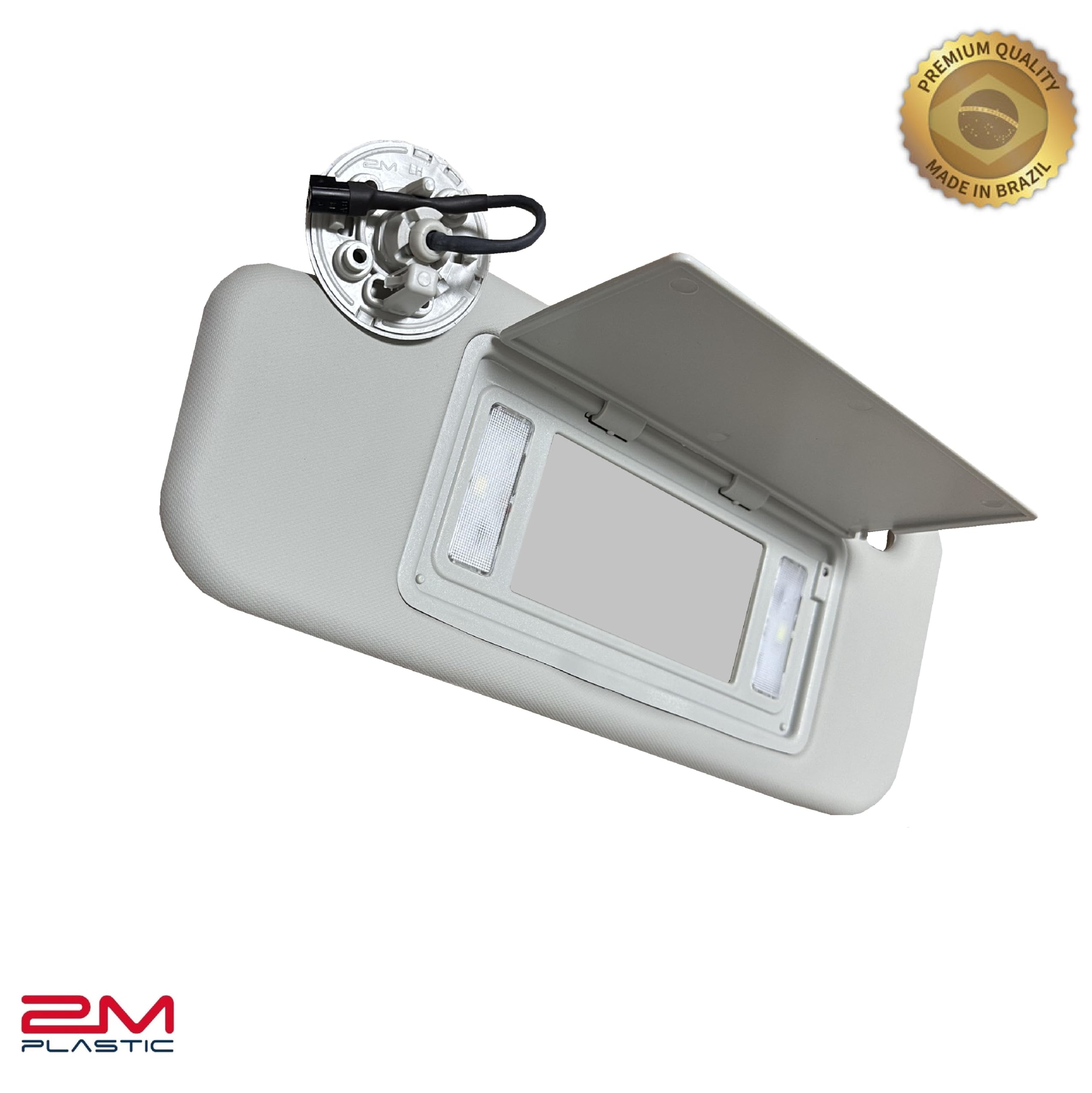 2M PLASTIC Sun Visor Holder Retainer Pair fits for Chevy Sonic Spark Cruze Bolt EV TRAX Buick Verano