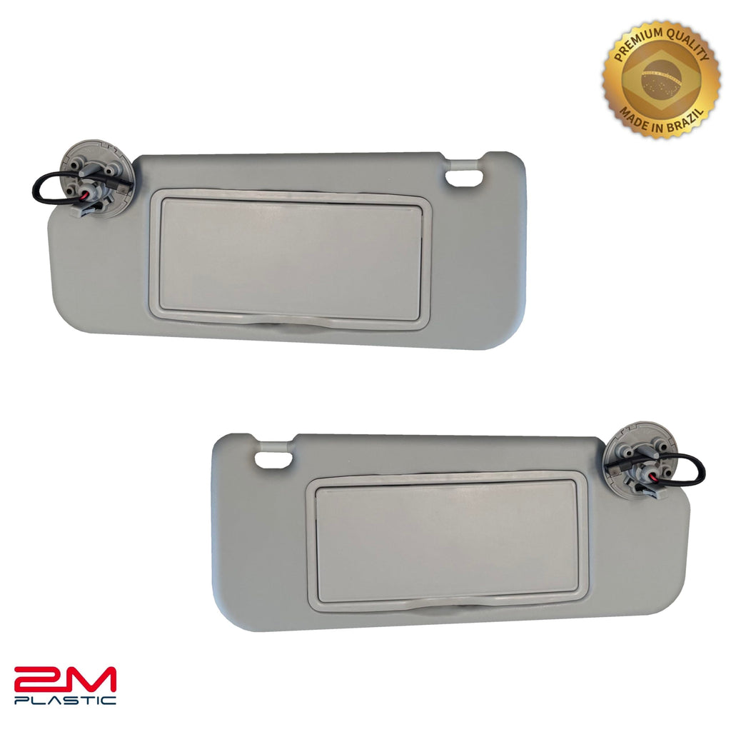 2M PLASTIC Sun Visor Holder Retainer Pair fits for Chevy Sonic Spark Cruze Bolt EV TRAX Buick Verano