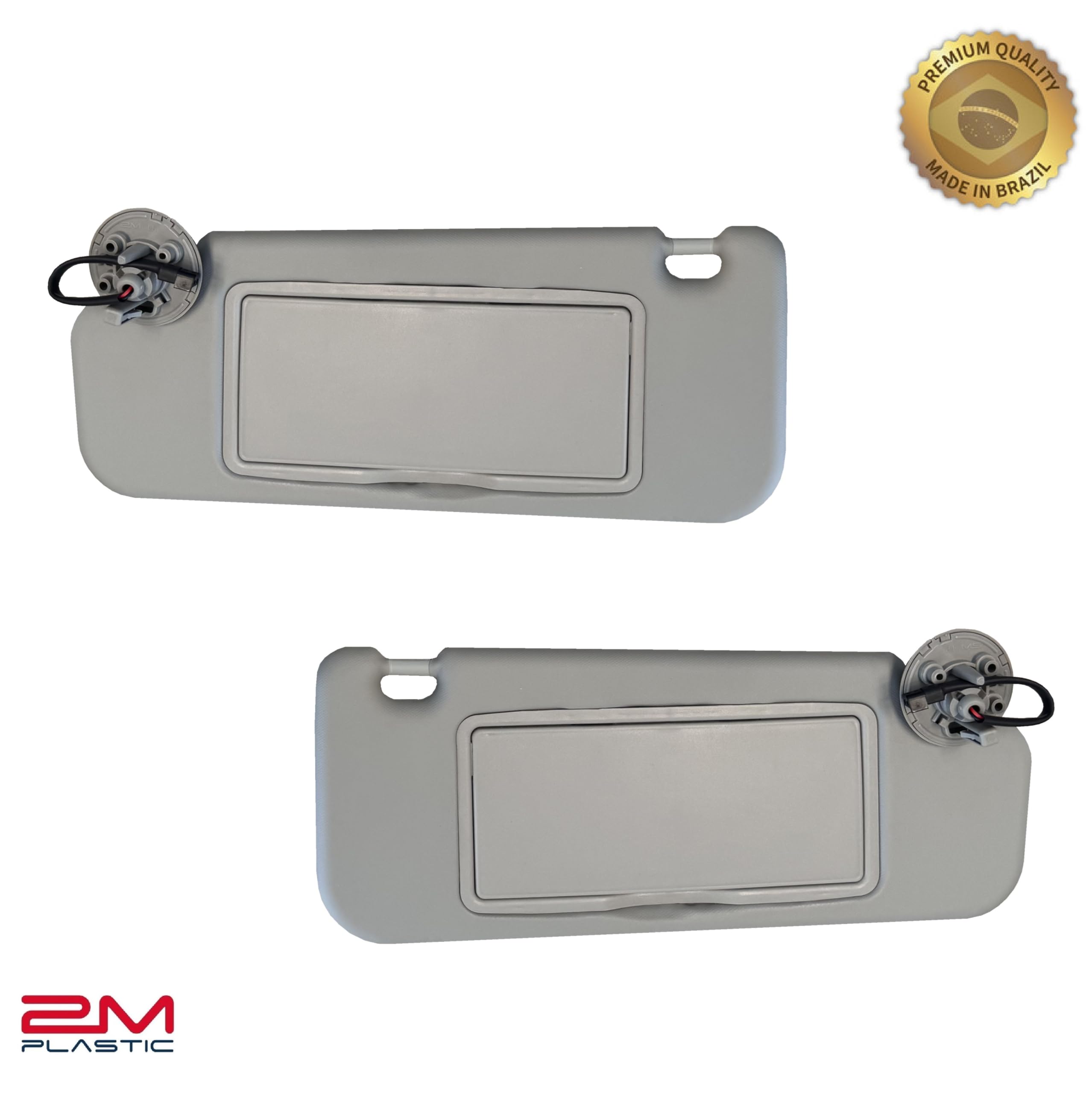 2M PLASTIC Sun Visor Holder Retainer Pair fits for Chevy Sonic Spark Cruze Bolt EV TRAX Buick Verano