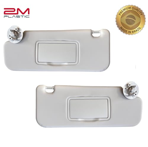 2M PLASTIC Sun Visor Holder Retainer Pair fits for Chevy Sonic Spark Cruze Bolt EV TRAX Buick Verano