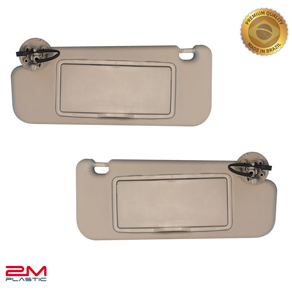 2M PLASTIC Sun Visor Holder Retainer Pair fits for Chevy Sonic Spark Cruze Bolt EV TRAX Buick Verano