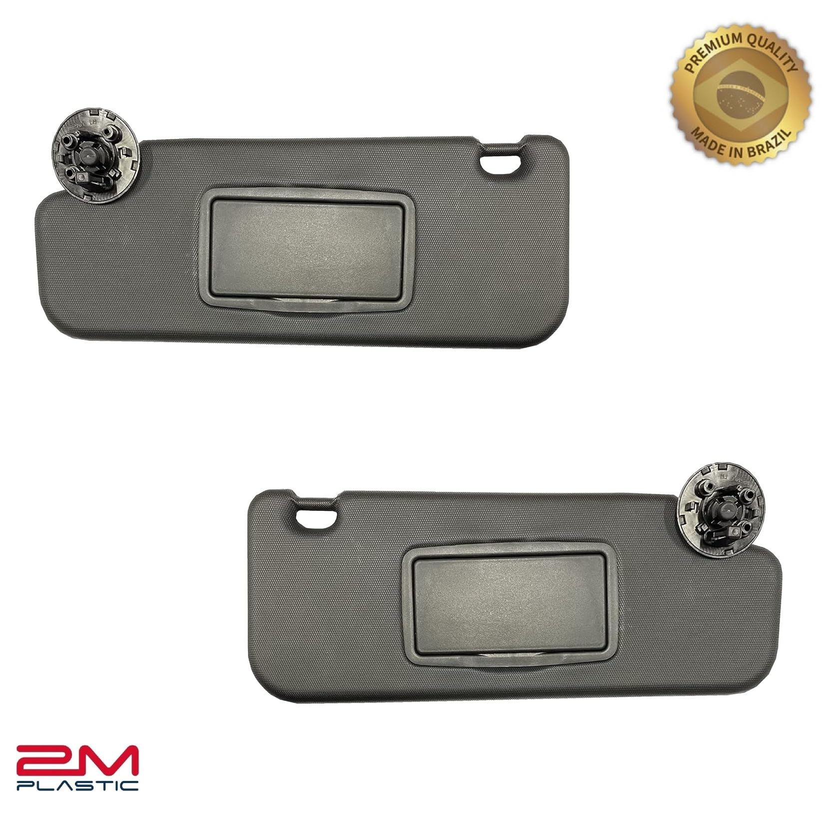 2M PLASTIC Sun Visor Holder Retainer Pair fits for Chevy Sonic Spark Cruze Bolt EV TRAX Buick Verano