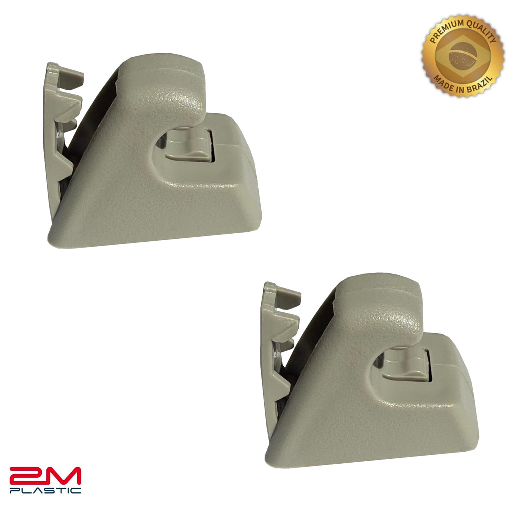 2M PLASTIC Sun Visor Holder Retainer Pair fits for Chevy Sonic Spark Cruze Bolt EV TRAX Buick Verano