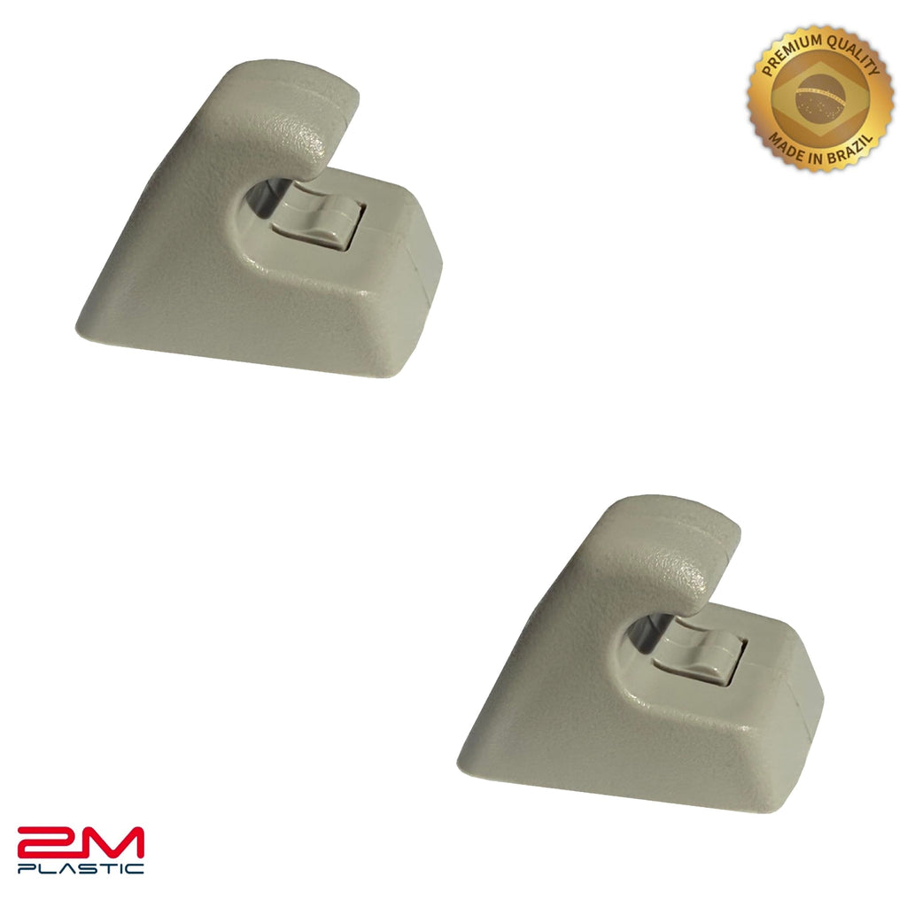 2M PLASTIC Sun Visor Holder Retainer Pair fits for Chevy Sonic Spark Cruze Bolt EV TRAX Buick Verano