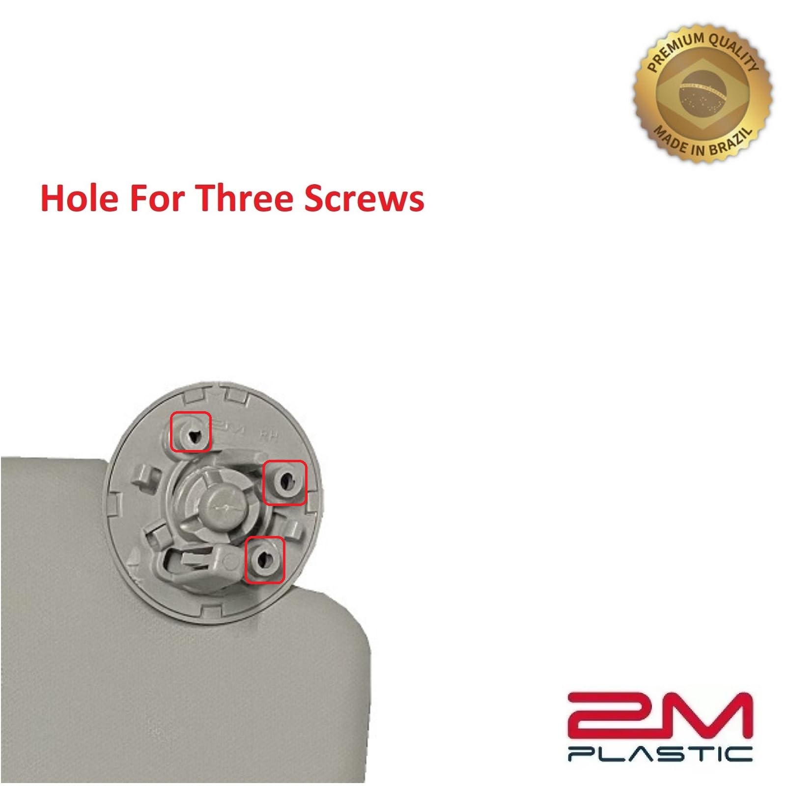 2M PLASTIC Sun Visor Holder Retainer Pair fits for Chevy Sonic Spark Cruze Bolt EV TRAX Buick Verano